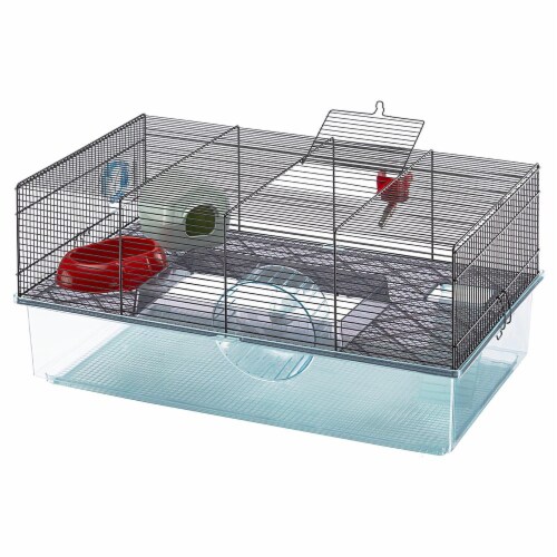 Ferplast Favola Large Hamster Cage w Water Bottle Food Dish Hamster Hide Out 1 Piece Harris Teeter
