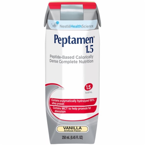 Nestle Health Science Peptamen® 1.5 Vanilla Energy Drink Perspective: front