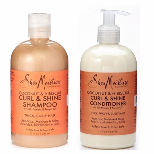 årsag direkte Bage Shea Moisture Curl & Shine 13oz. Shampoo & 13 oz Conditioner Set, 1 - Pay  Less Super Markets