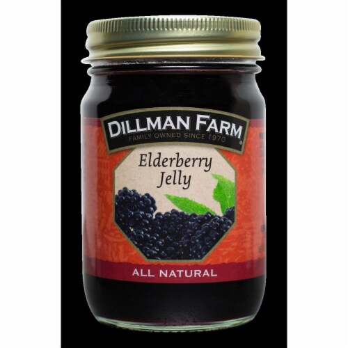 Dillman Farm 404 16 oz Elderberry Jelly - Pack of 6 Perspective: front