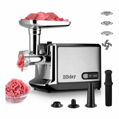 Electric sausage shop grinder and stuffer