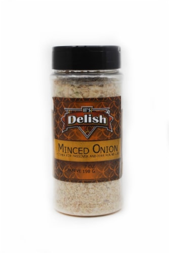It's Delish Minced Onion Perspective: front