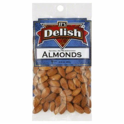It's Delish Almonds Perspective: front