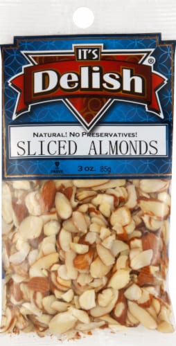 It's Delish® Sliced Almonds Perspective: front
