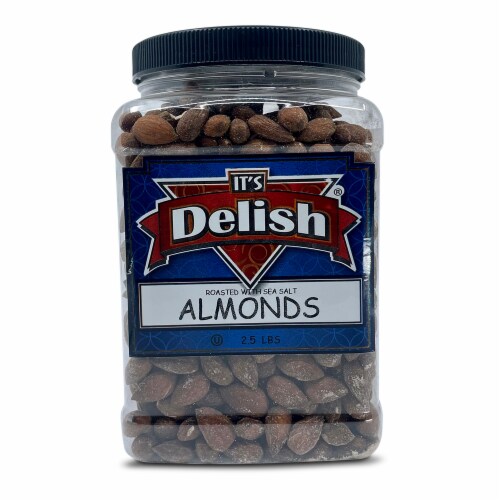 It's Delish® Sea Salt Roasted Almonds Perspective: front