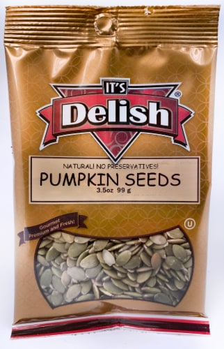 It's Delish Pumpkin Seeds Perspective: front