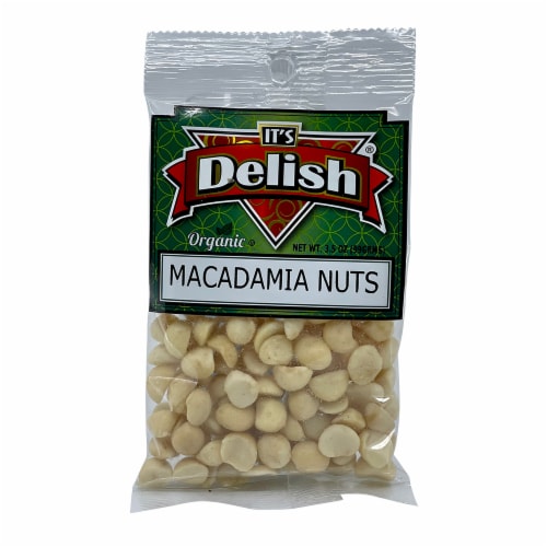It's Delish® Organic Macadamia Nuts Perspective: front