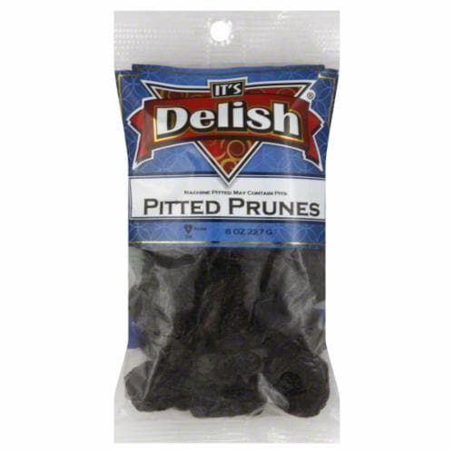 It's Delish Pitted Prunes Perspective: front