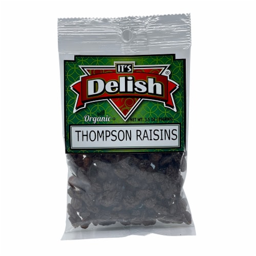 It's Delish® Organic Thompson Raisins Perspective: front
