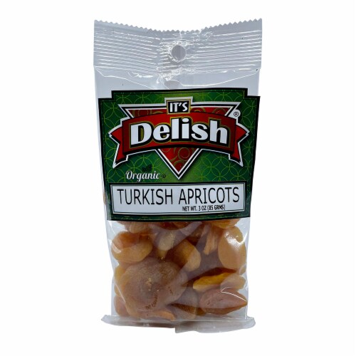 It's Delish® Organic Turkish Apricots Perspective: front