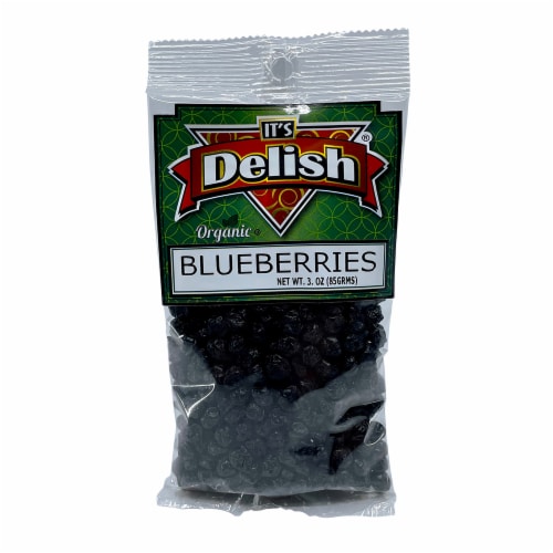 It's Delish® Organic Blueberries Perspective: front
