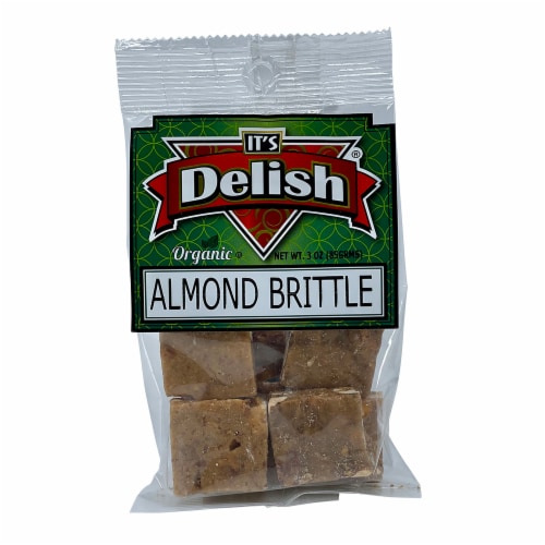 It's Delish® Organic Almond Brittle Perspective: front