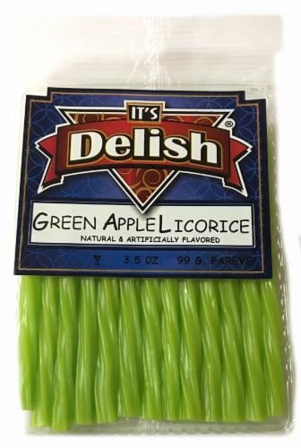 It's Delish Green Apple Licorice Perspective: front