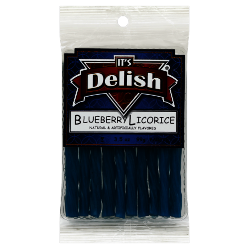 It's Delish Blueberry Licorice Perspective: front