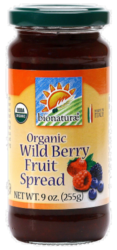 Bionaturae Organic Wild Berry Spread Perspective: front