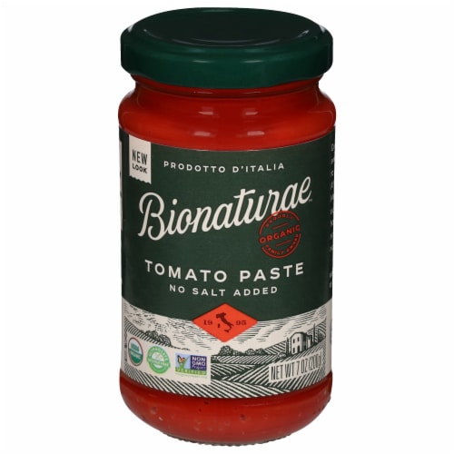 Bionaturae™ No Salt Added Organic Tomato Paste Perspective: front