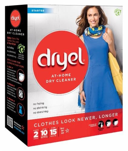 Dryel At Home Dry Cleaning Starter Kit Laundry Supplies Perspective: front