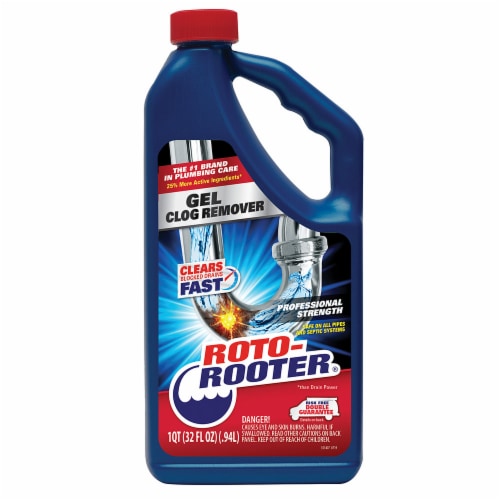 Whink Hair Clog Blaster Liquid Drain Clog Remover-6217, 32 fl oz