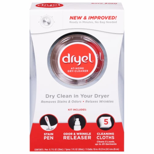 Dryel® At-Home Dry Cleaning Laundry Supplies Perspective: front