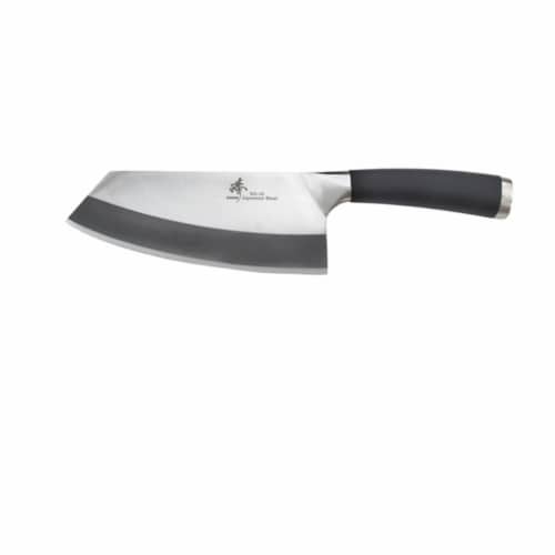 ZHEN A4T VG-10 Series 3-Layer Forged 7 in. TPR Handle Light Vegetable Chopping Chef Knife Cle Perspective: front