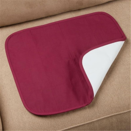 Care Apparel 0210-0-BUR Quilted Waterproof Seat Protector- Burgundy Perspective: front