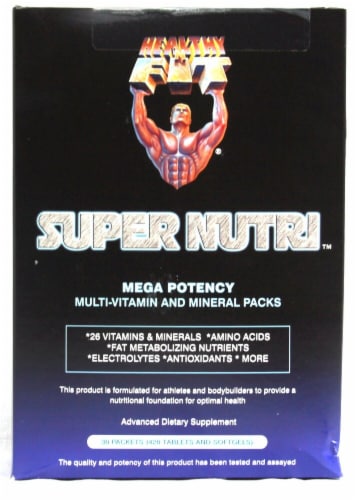 Healthy'N Fit Nutritionals  Super Nutri™ Mega Potency Multi-Vitamin and Mineral Packs Perspective: front