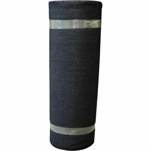 Coolaroo 6 Ft. W. x 100 Ft. L. Black 70% UV Sun Screen Fabric 439729 Perspective: front