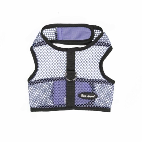 Bark Appeal LNWNG-XL Netted Wrap N Go Cloth Hook & Eye Harness, Lavender - Extra Large Perspective: front