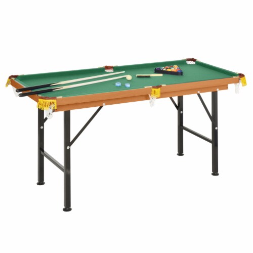 21 BALLS Pool Table (Size 4 X 8 Ft) Banglore Slate 1.5 inches China 777  Cloth Imported China Ball Set Without Joints Cousins and Legs Complete  Accessories.244 : : Toys & Games