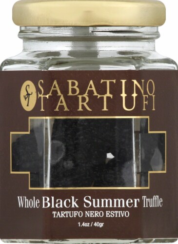 Sabatino Tartufi Whole Black Summer Truffle Perspective: front