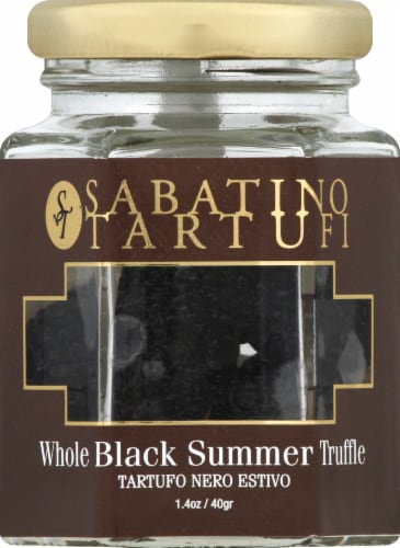 Sabatino Tartufi Whole Black Summer Truffle Perspective: front