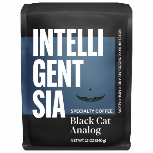Intelligentsia Black Cat Analog Whole Bean Coffee Perspective: front
