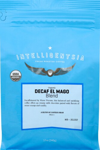 Intelligentsia Organic Decaf El Mago Blend Coffee Perspective: front