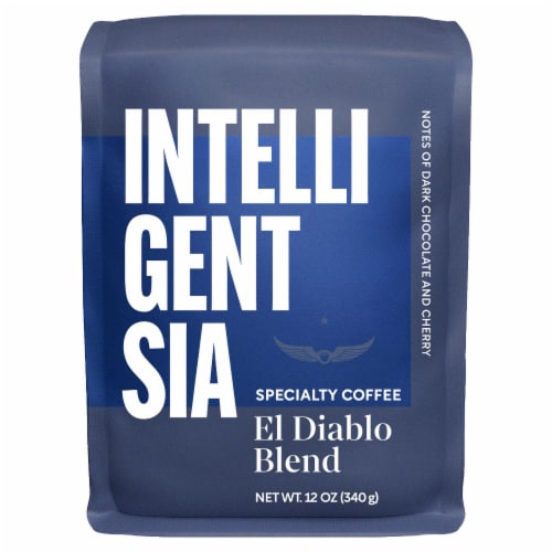 Intelligentsia El Diablo Blend Dark Roast Whole Bean Coffee Perspective: front