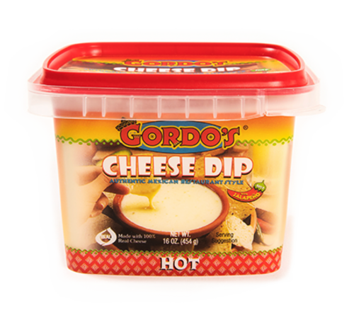 Gordo's® Hot Mexican Resturant Style Cheese Dip Perspective: front
