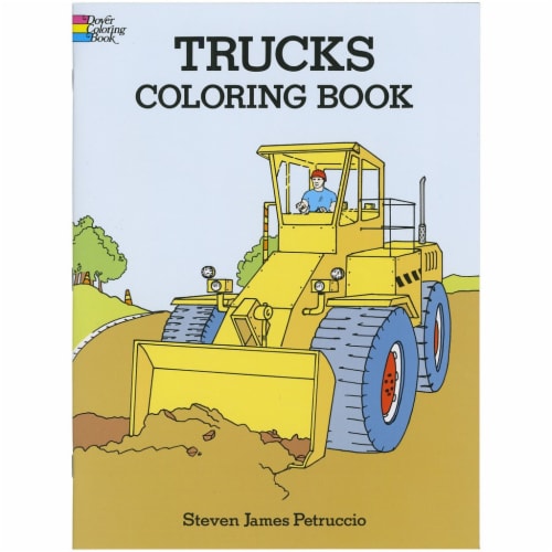 Dover Publications-Trucks Coloring Book Perspective: front