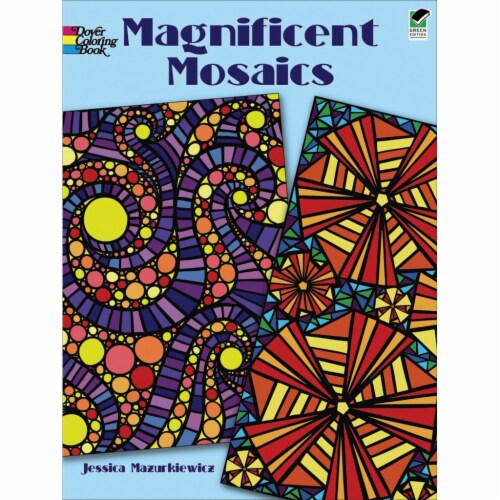 Dover Publications-Magnificent Mosaics Coloring Book Perspective: front