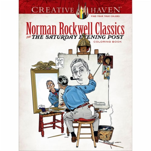 Dover Publications-Norman Rockwell's Classics Coloring Book Perspective: front