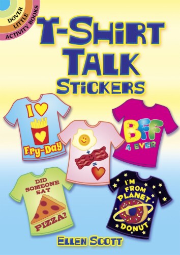 Dover Publications-T-Shirt Talk Stickers Perspective: front