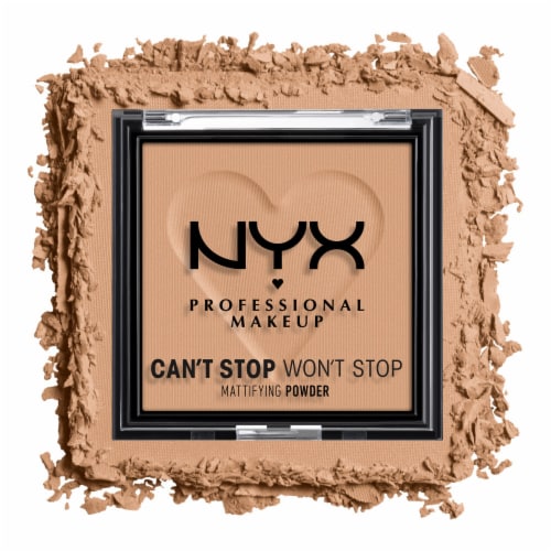 NYX Professional Makeup Can't Stop Won't Stop Powder Mattifying 06 Tan Perspective: front