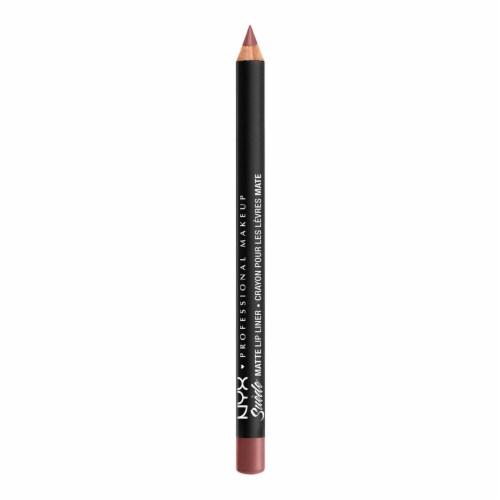 NYX Professional Makeup Suede Lip Liner Matte 25 Whipped Caviar Perspective: front