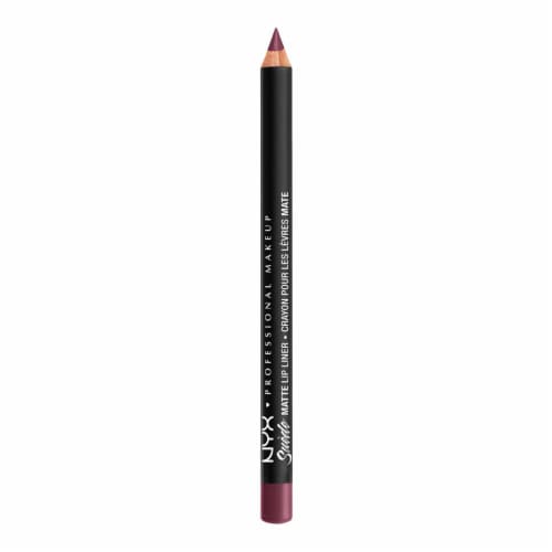 NYX Professional Makeup Suede Lip Liner Matte 35 Prune Perspective: front