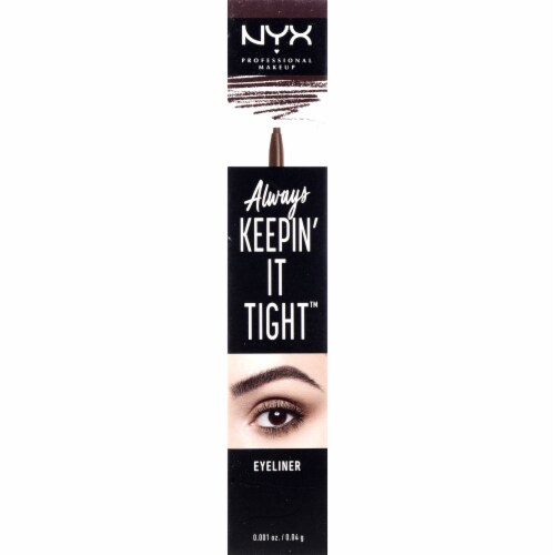 NYX Professional Makeup Always Keepin' It Tight Brown Eyeliner Perspective: front