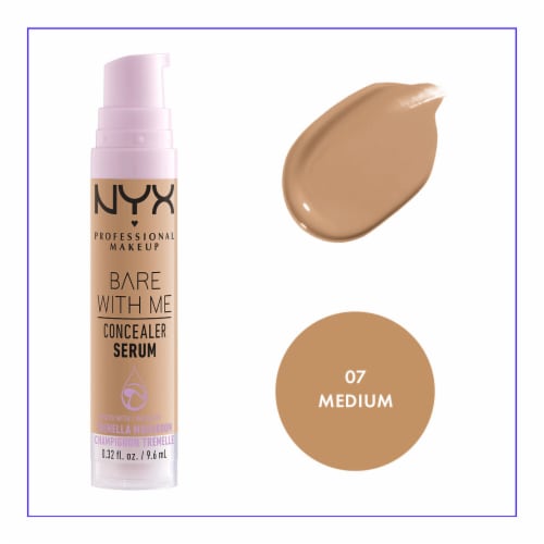 NYX Professional Makeup Bare With Me Concealer Serum 07 Medium Perspective: front