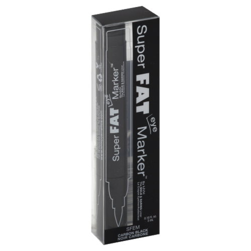 NYX Professional Makeup Super Fat Carbon Black Eye Marker Perspective: front