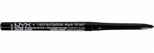 NYX Professional Makeup Retractable Black Eyeliner Perspective: front
