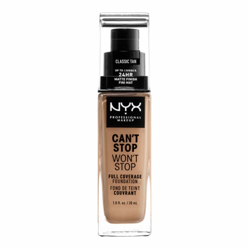 NYX Can't Stop Won't Stop Foundation - Classic Tan Perspective: front