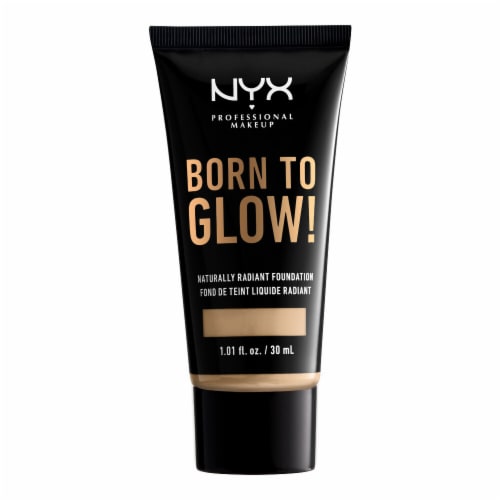 NYX Professional Makeup Born To Glow Foundation Naturally Radiant 6.5 Nude Perspective: front
