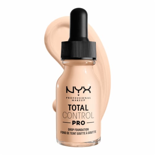 NYX Professional Makeup Total Control Pro Drop Foundation 0 Light Pale Perspective: front