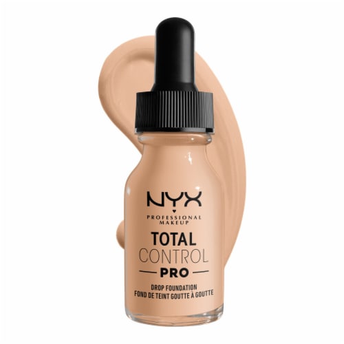 NYX Professional Makeup Total Control Pro Drop Foundation 6 Vanilla Perspective: front